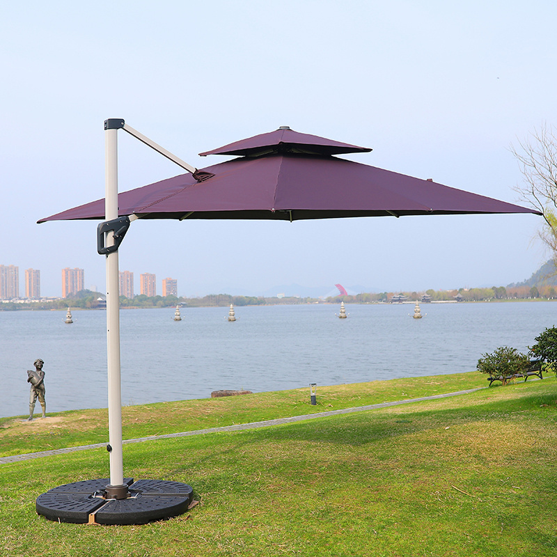 Artiz home garden parasol umbrella bench 3x3 square garden umbrella