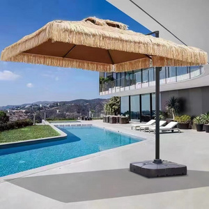 Artiz patio thatch beach umbrella straw grass beach umbrella for outdoor