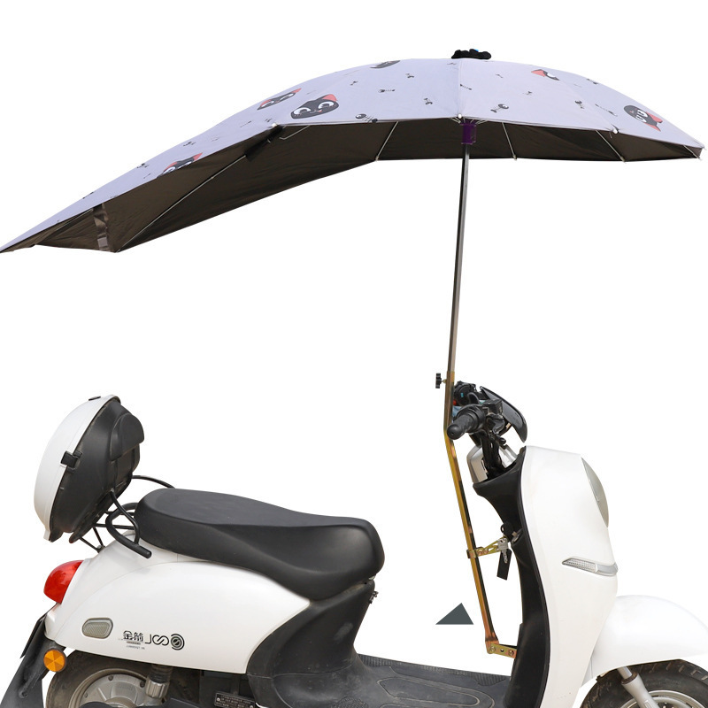 Artiz Customized Motorcycle Scooter Sun Rain Wind Cover Umbrella Canopy Aluminum Travel Polyester Modern Folding Manual 10pcs