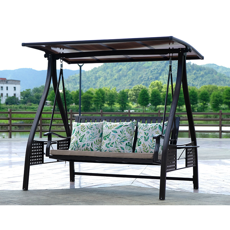 Canopy hanging chair outdoor swing sofa wicker hanging swing chair