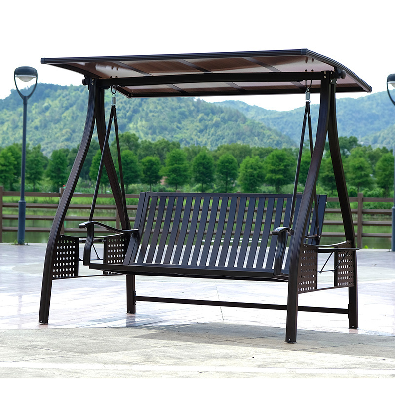 Canopy hanging chair outdoor swing sofa wicker hanging swing chair