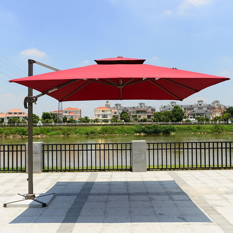 Umbrella Stand Tube Canterliver Outdoor Umbrellas Artiz Customize Garden Outdoor Aluminum Outdoor Furniture Modern Sun Umbrella