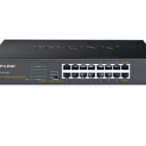 TP-LINK TL-SG1016DT 16-port POE switch network switch can be installed on the rack 10/100/1000Mbps RJ45 ports