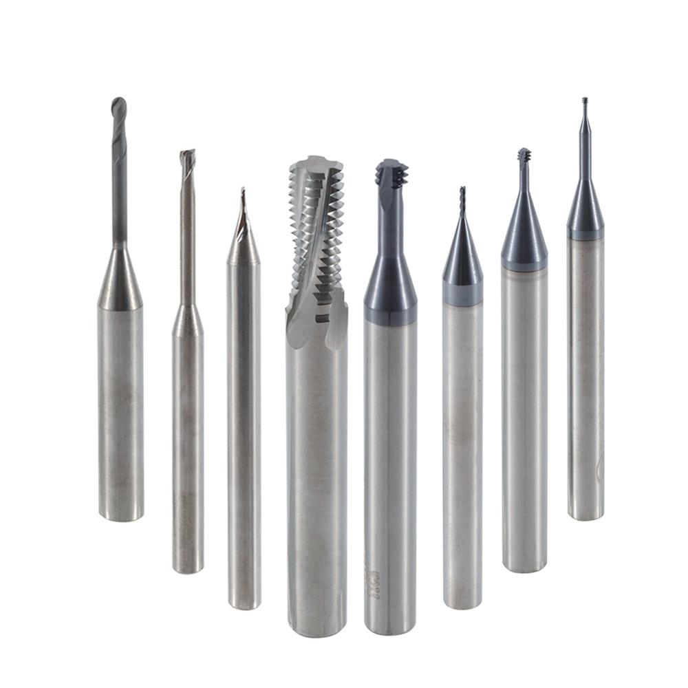 EITFS Solid Carbide End Mills long neck thread micro ball nose end mill For Aluminum cutting tools milling cutter