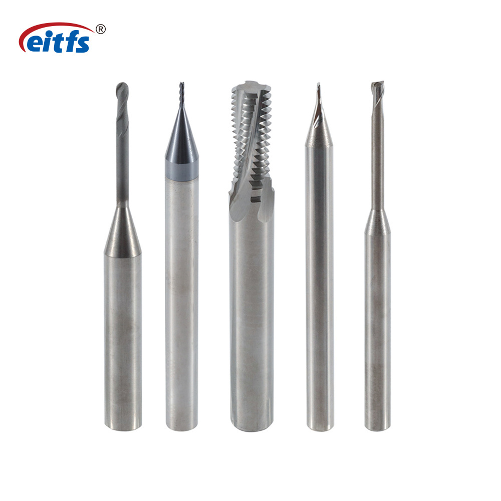 EITFS Solid Carbide End Mills long neck thread micro ball nose end mill For Aluminum cutting tools milling cutter