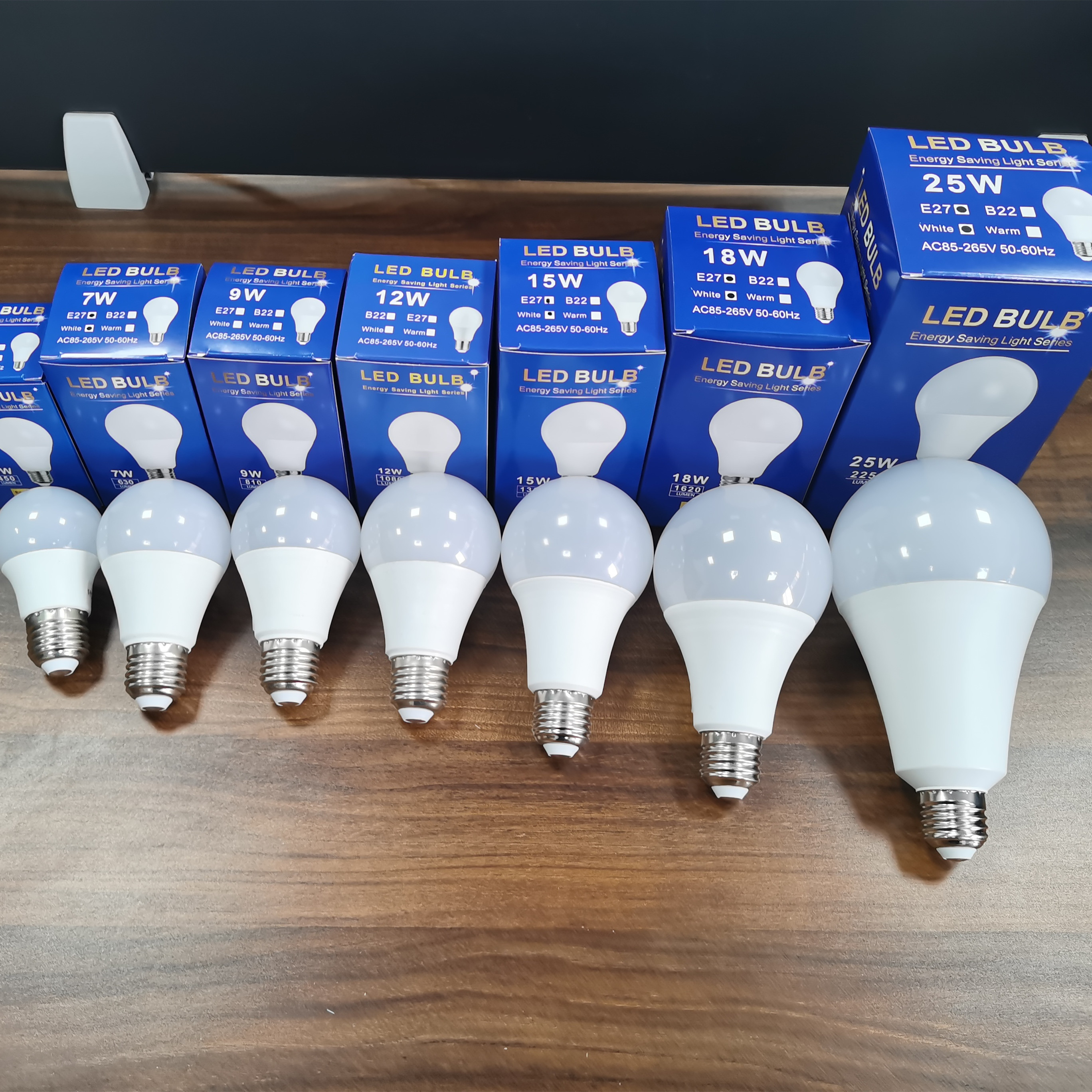 AC Led Rechargeable Bulbs Lights Ampoule 12-85V 12 Volt E27 Base 5W 9W 12W Bombillos Led Raw Material 12V Led Bulbs