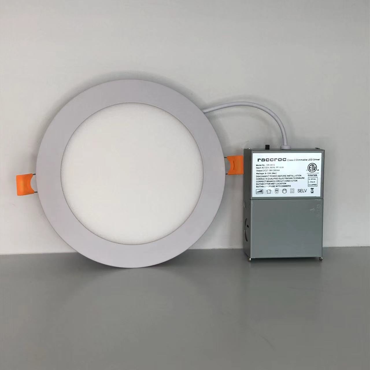 9W 4 Inch 5CCT Round Can Downlight Dimmable LED Panel Light Ultra Thin LED Recessed Ceiling Light LED with Junction Box