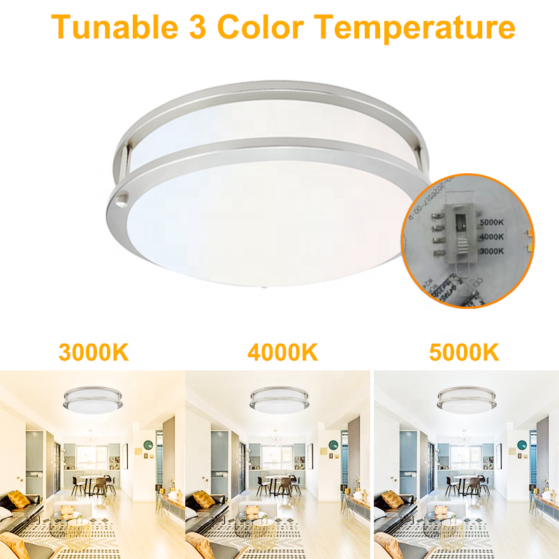 14In 16In 15W 22W Hot Selling Bedrooms Kitchens Round Flush Mount Ceiling Lamp Fixture Dimming Led Ceiling Light