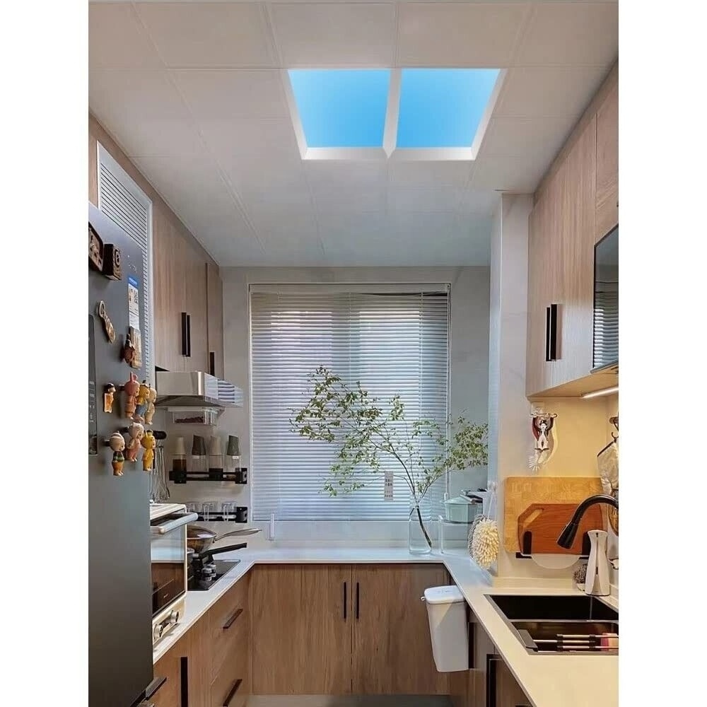 Ceiling Panel Slim Embedded Square Blue Sky Led Commercial Office 40w Dimmable Ceiling Surface Mounted Led Panel Light