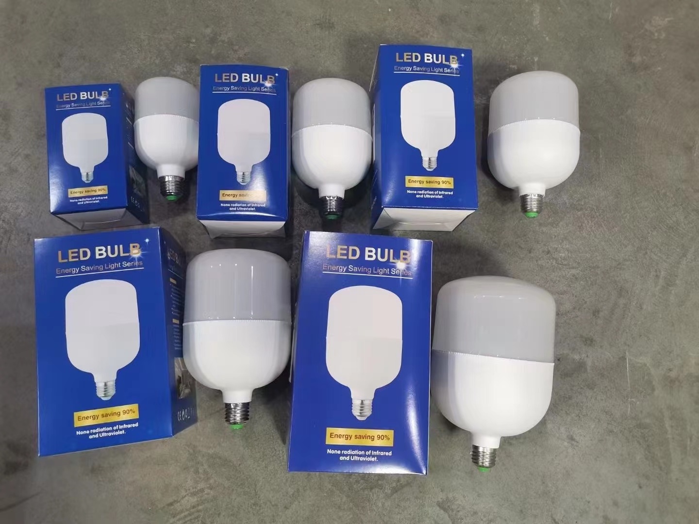 Factory Price 10W 20W 30W 40W 50W High Quality E27 Lamp Head Super Bright Led Bulb Lighting