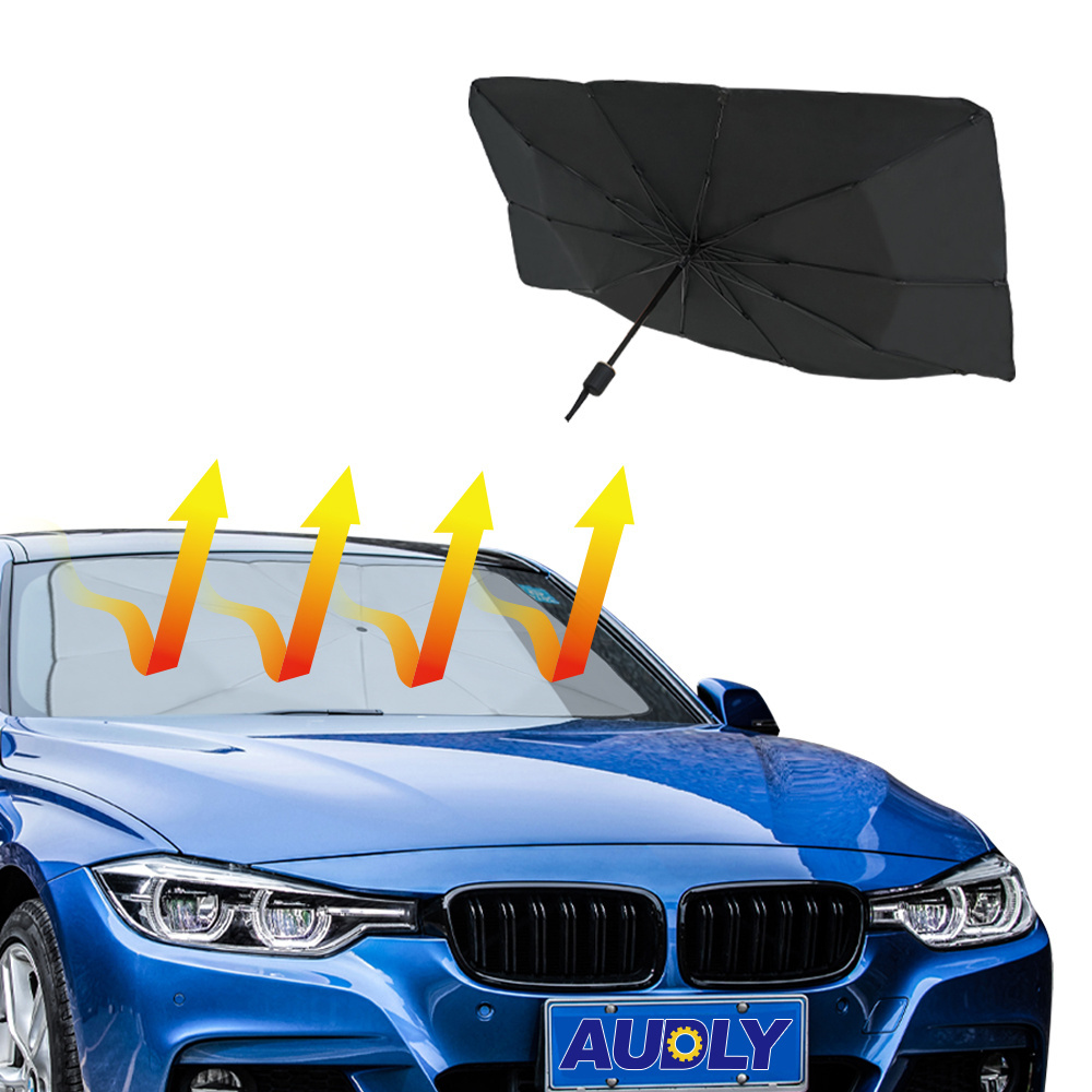 High quality Foldable Car Sunshade Umbrella Windshield Front Window 140 * 79cm Car Sunshade