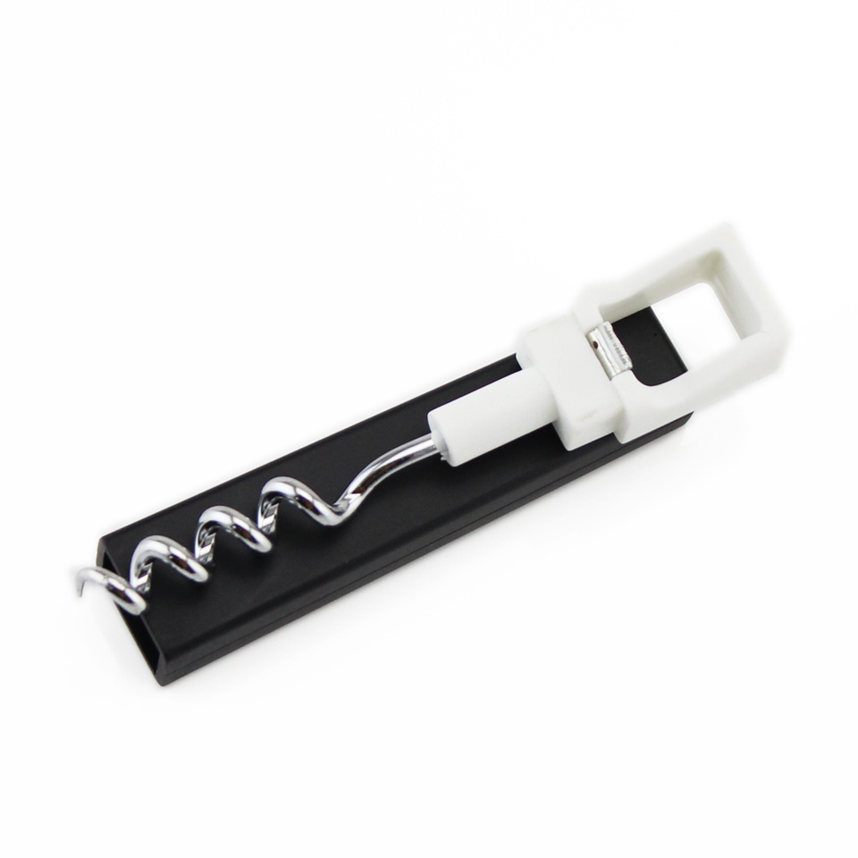 Plastic pocket Corkscrew Traveler Wine Bottle Opener Waiters Bar Key Corkscrew Wine Bottle Opener