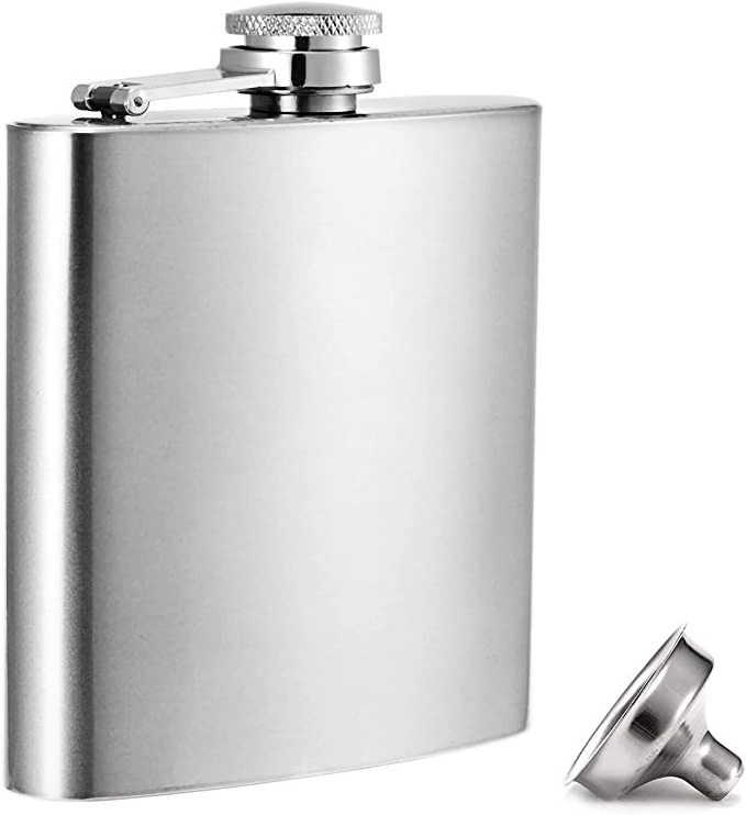 Barrell Shape Shaped Stainless Steel Barrel Bangle Banana Hip Flask