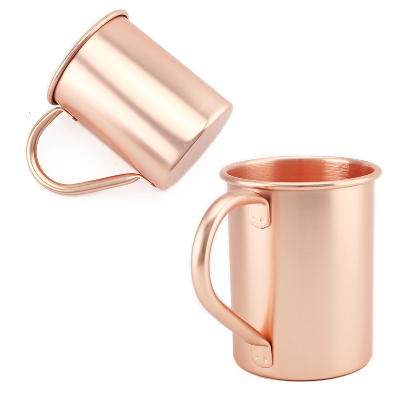 smart cute novelty custom logo Copper sublimation magic mug stainless steel collapsible cup