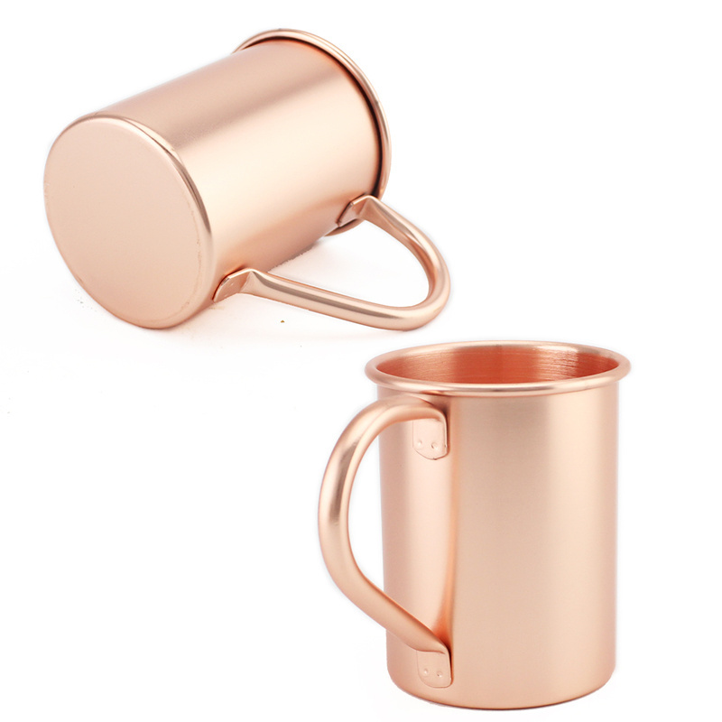 smart cute novelty custom logo Copper sublimation magic mug stainless steel collapsible cup