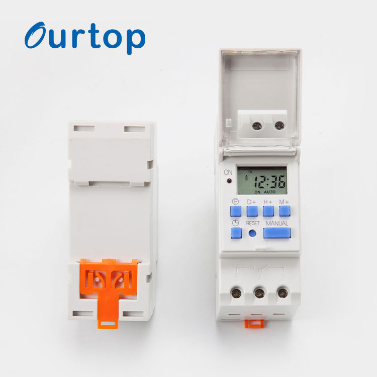 Street Light Electrical Panel Timer Digital Time Switch 180v Digital Programmable Time Switch