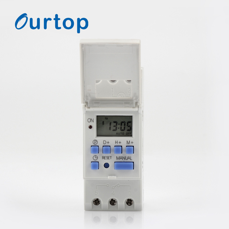 THC15A 220V 110V 24V 12V 18 on off LCD display Daily or weekly programmable Digital Timer Switch