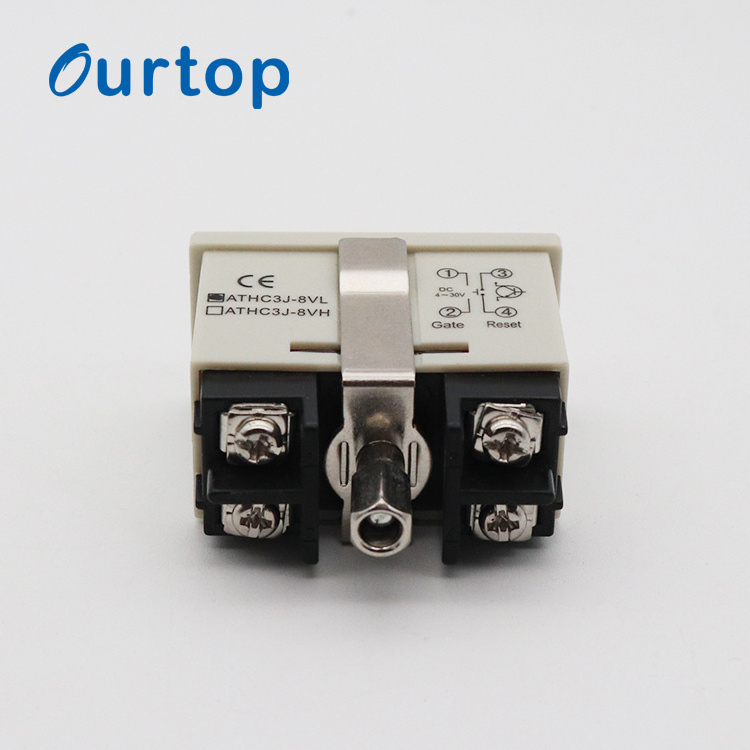 OURTOP AC 110V-120V DC 5V-30V Input Low Power Electronic Digital Hour Meter Counter