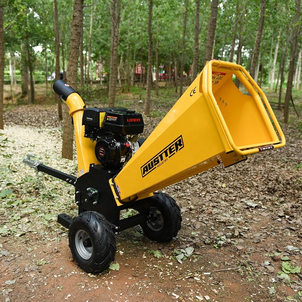 AUSTTER Garden wood chipper shredder fast  autofeed wood chipper For sale