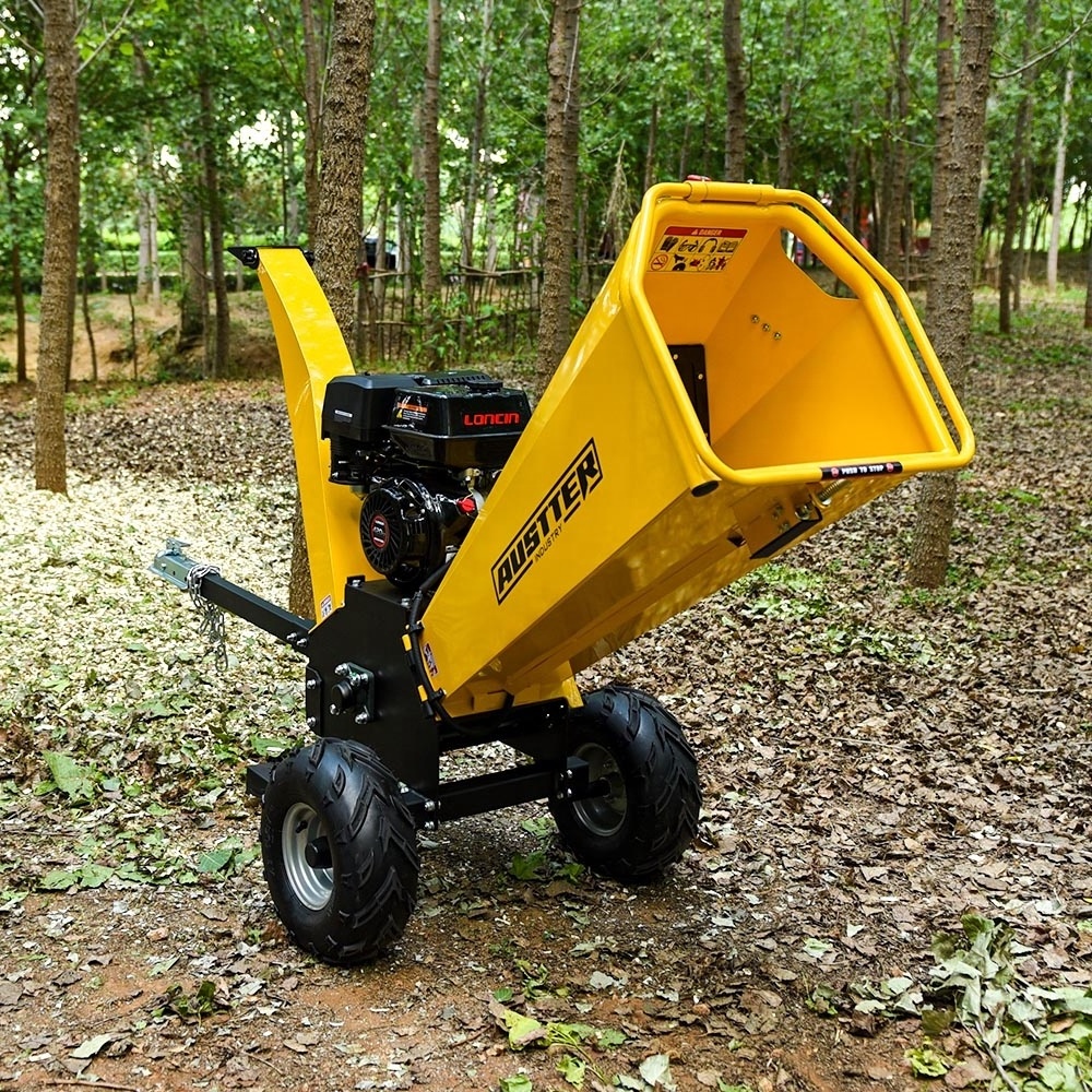 AUSTTER Gas 6 inch professional pallet wood chipper For sale