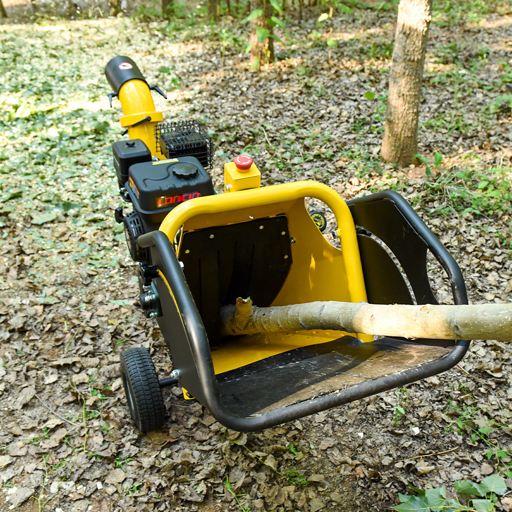 AUSTTER  Forestry Farm Log Tree Branch Chipper Shredder gasoline engine drum wood chipper for sale