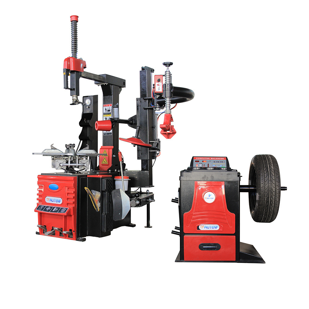 TFAUTENF CE auto tire machine group/ wheel balancing machine / car tire changer and wheel balancer combo