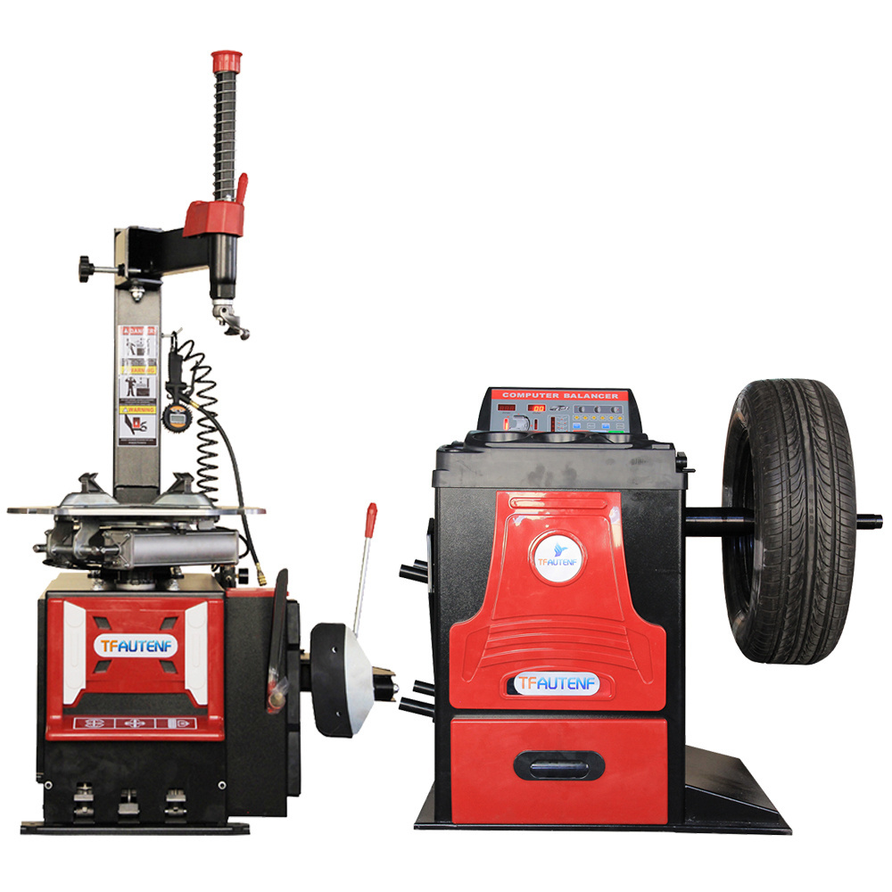 TFAUTENF Tire Changer and Wheel Balancing Machine Combo