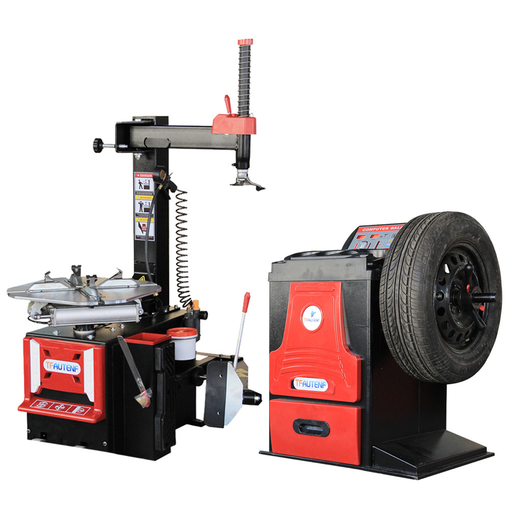 TFAUTENF Tire Changer and Wheel Balancing Machine Combo