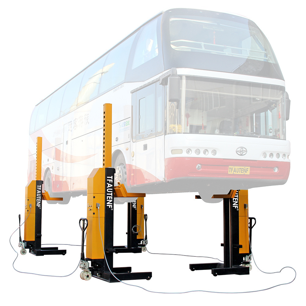 TF-4155 TFAUTENF four post bus/lorry/trailer/train lift/mobile column truck lift