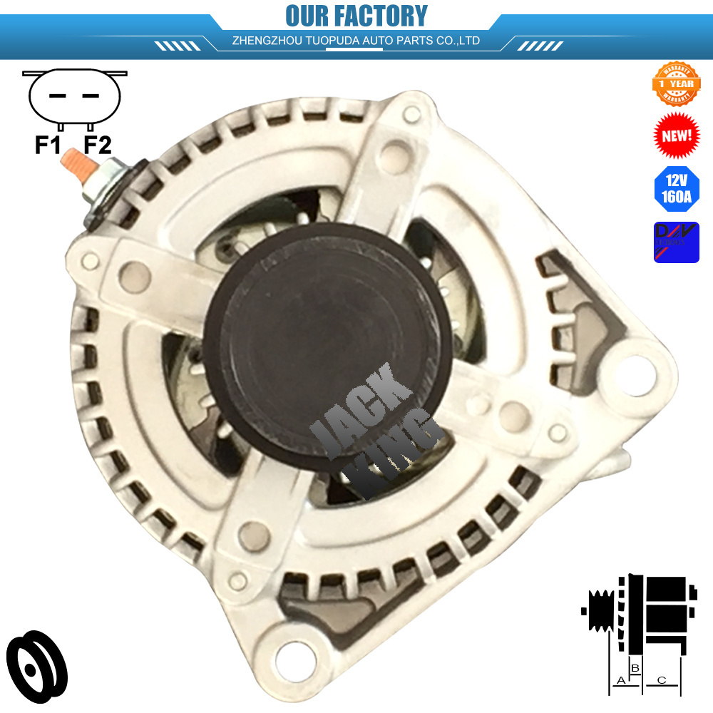 ALT0934 12V 160A 113803 04868430AB 04868430AC 04868430AD 04868430AE NEW ALTERNATOR FOR CHRYSLER TOWN COUNTRY 3.3 01.2001-01.2003