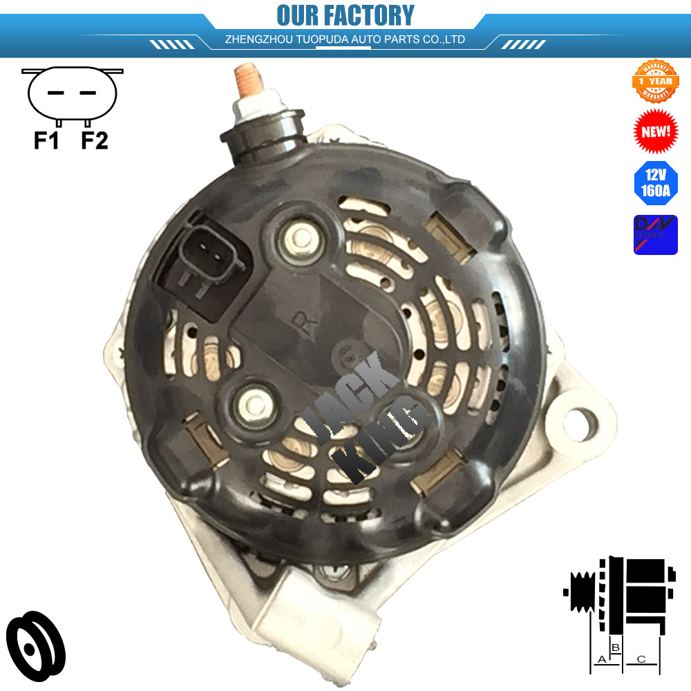 ALT0934 12V 160A 113803 04868430AB 04868430AC 04868430AD 04868430AE NEW ALTERNATOR FOR CHRYSLER TOWN COUNTRY 3.3 01.2001-01.2003