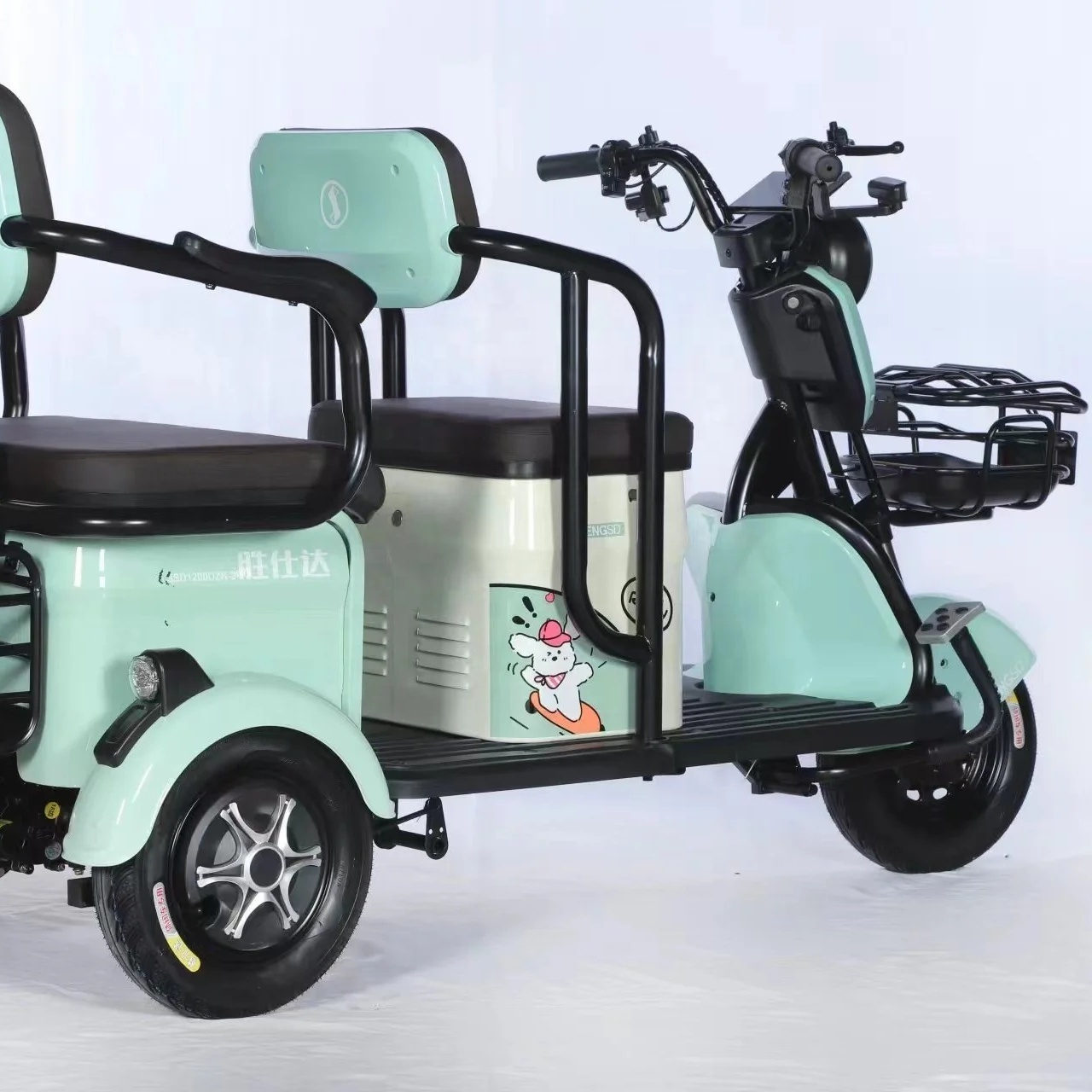 old people disabled 48V/60V 20AH tricycle 3 wheel 500W electric mobility scooter