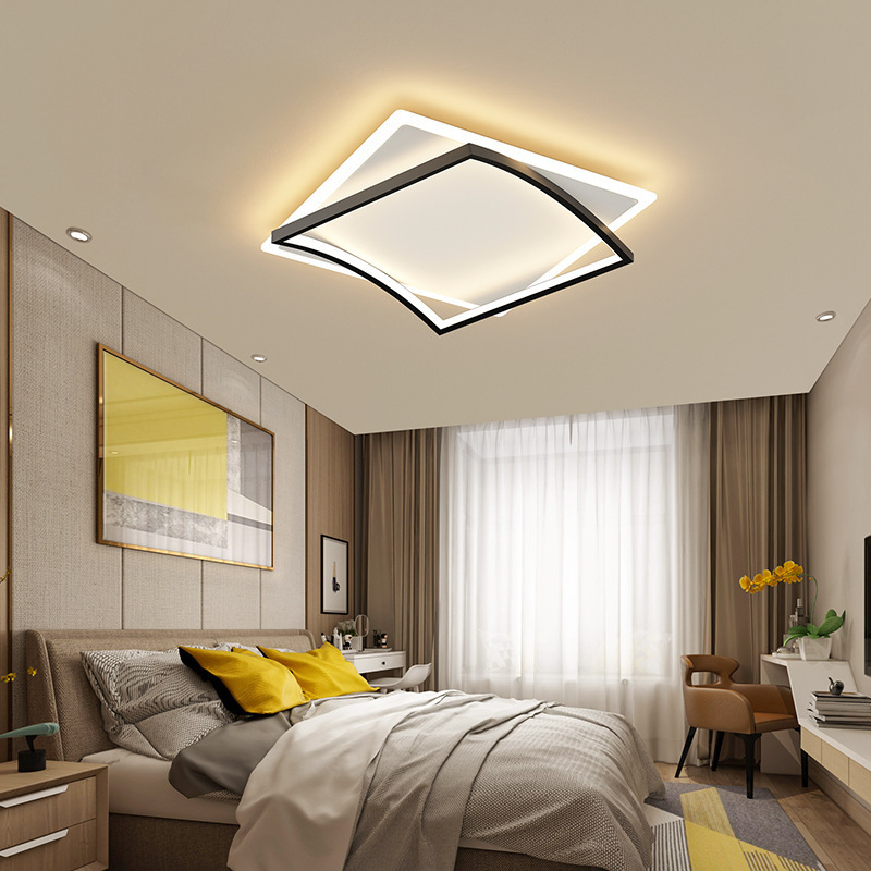 Acrylic Simple Home Decoration Bedroom Modern Square Living LED Ceiling lamp lights