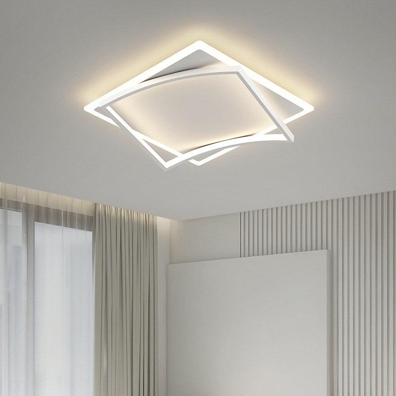 Acrylic Simple Home Decoration Bedroom Modern Square Living LED Ceiling lamp lights