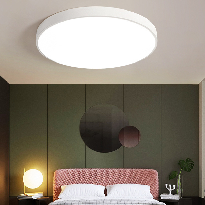 15.8 Inch Dimmable Black LED Recessed Ceiling Light 24W 3000K 4000K 5000K 3 Colors Available Low Profile Slim Surface Light