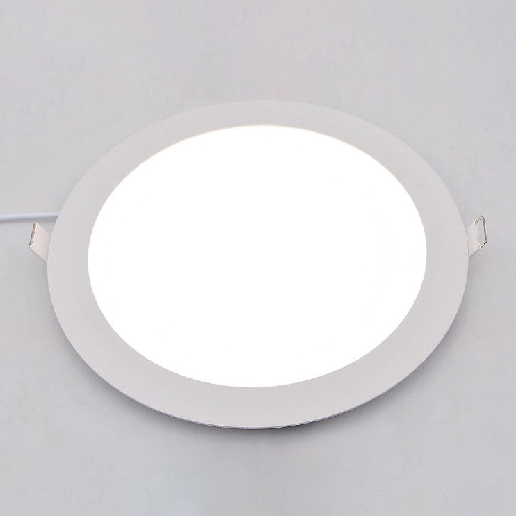 High Quality Ultra-Thin square round 12w LED ceiling down light lamp price 3w 4w 6w 9w 15w 18w 24w recessed led panel light