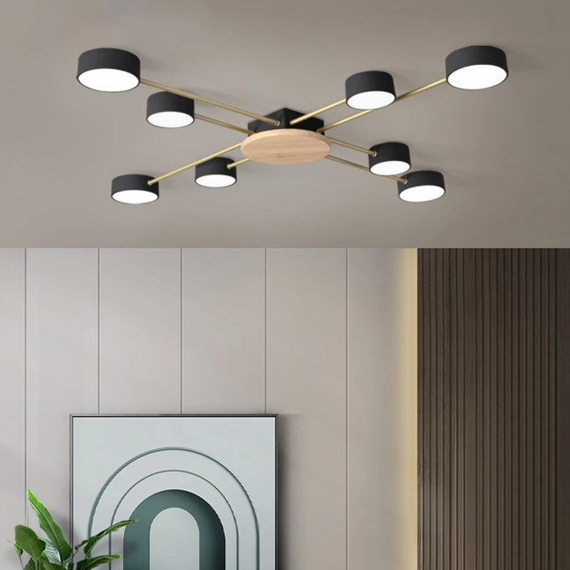 Modern lustre led ceiling chandelier modern luxury lotus for living/dining room kitchen bedroom lamp art deco lighting fixtures