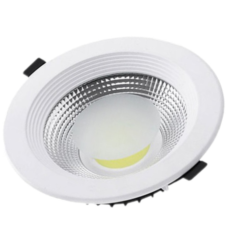 Die-casting Corridors COB downlight 90 degree reflector hotel room LED down light for exhibition halls