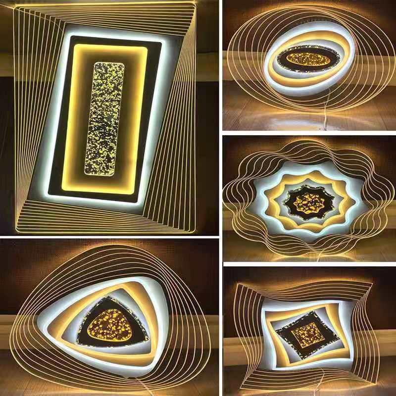 Pop Creative Design Lighting Fancy App Remote Control Hotel Indoor Modern Ceil Lamp Smart Led Light Ceiling