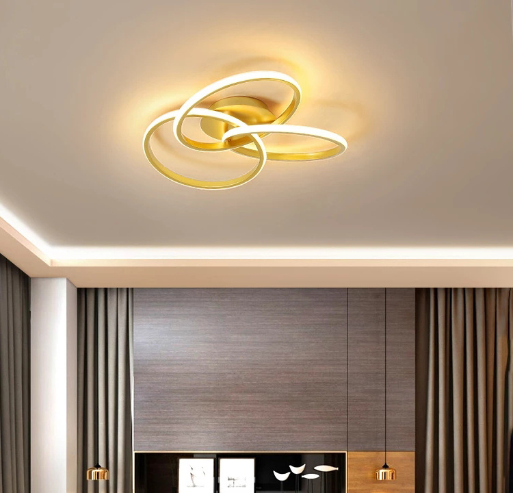 LED Chandelier in the Kitchen Modern Black Ceiling Pendant Lamp for Dining Table Bedroom Room Home Lighting with Remote Control