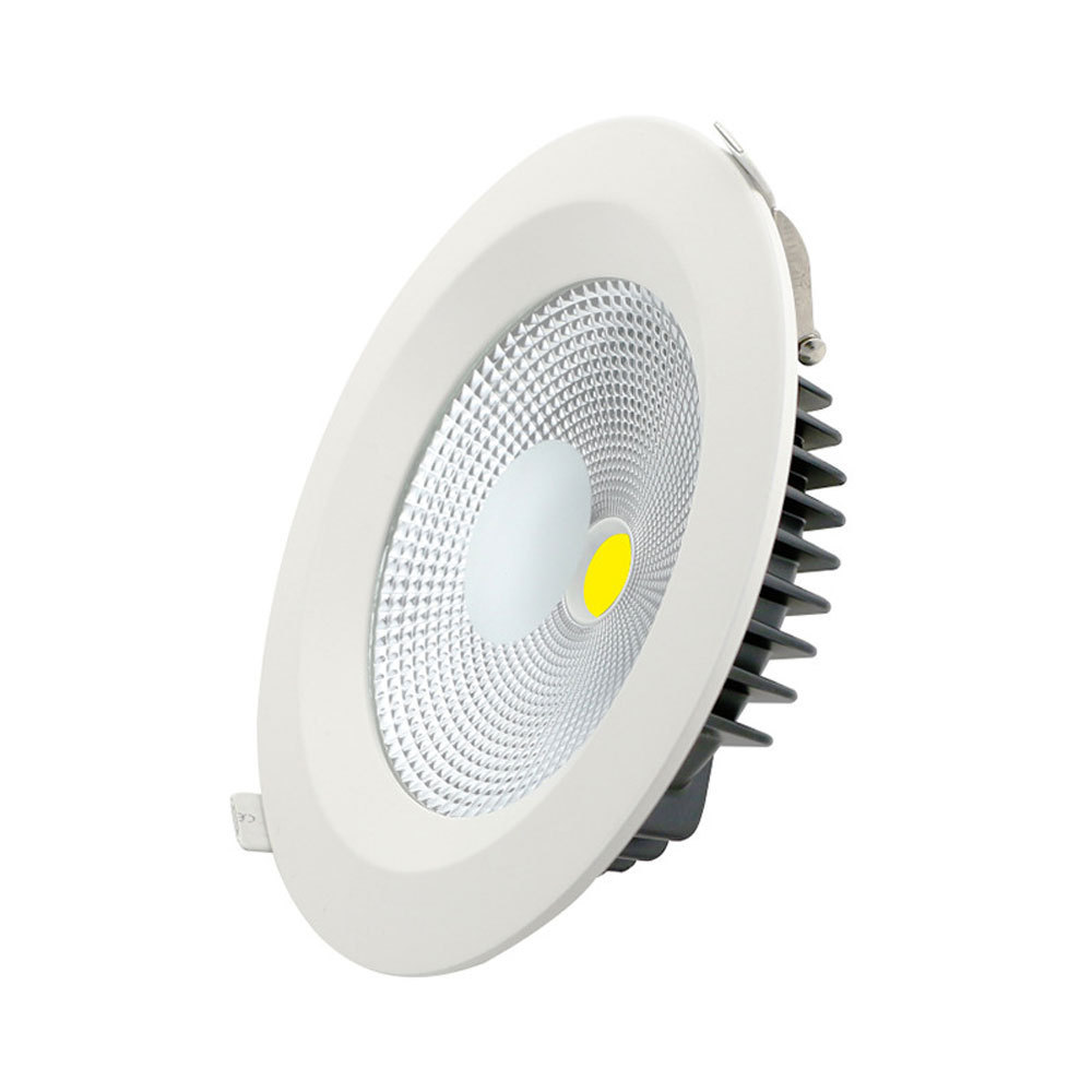 Die-casting Corridors COB downlight 90 degree reflector hotel room LED down light for exhibition halls