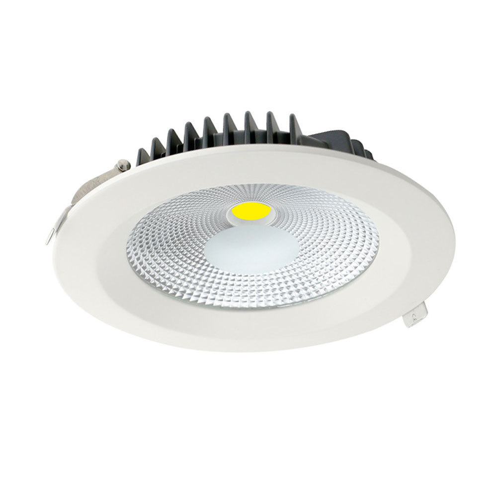 Die-casting Corridors COB downlight 90 degree reflector hotel room LED down light for exhibition halls