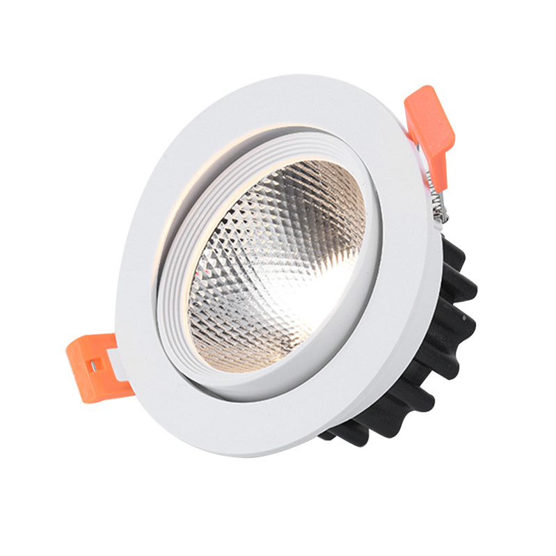 3W 5W 7W 10W LED COB Downlight Round die cast aluminum AC110V 220V Recessed LED Bulb led Spot for Home Living room hotel office