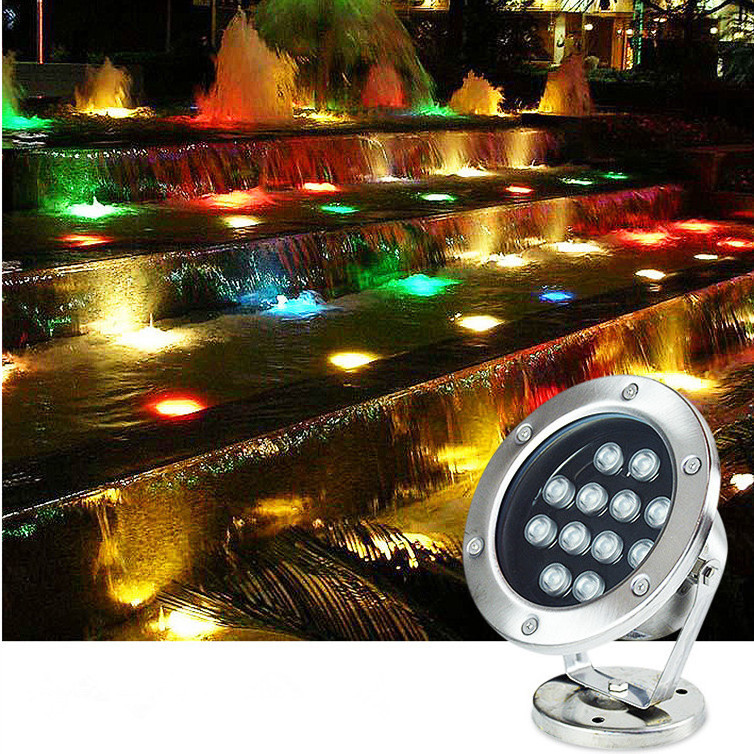 Factory supply landscape outdoor lighting equipment garden underground led lights ip68 dry fountain lamp