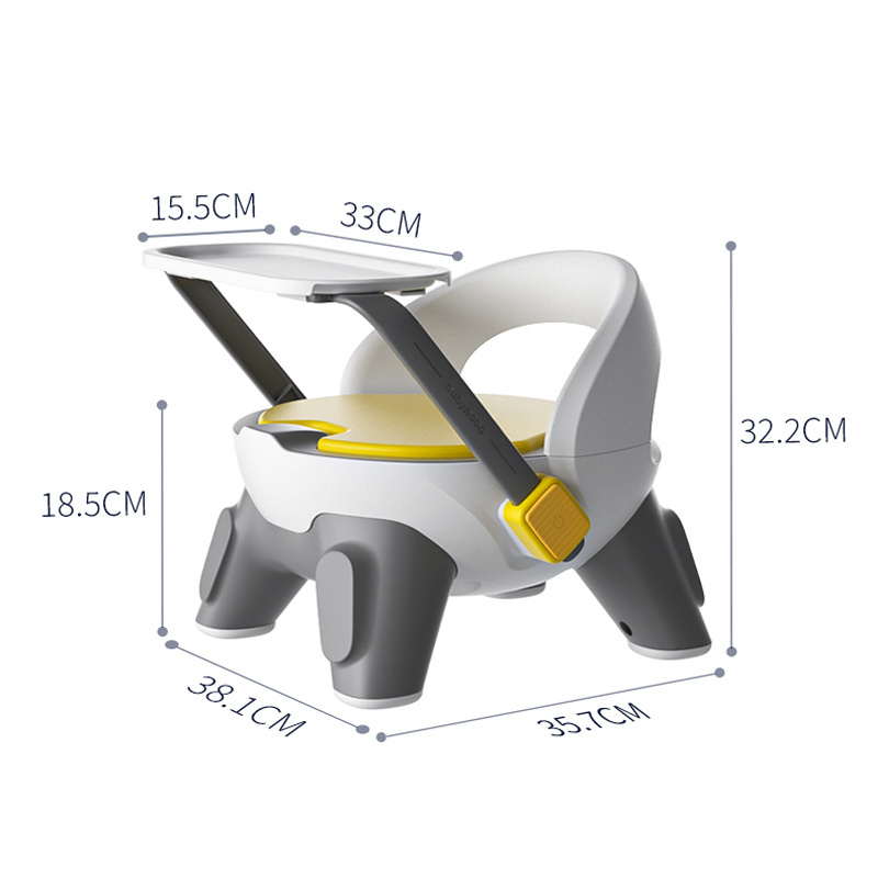 2022 new design multifunctional plastic  Children's Calling Chair Kids baby dining called chair  Seat with Tray Table