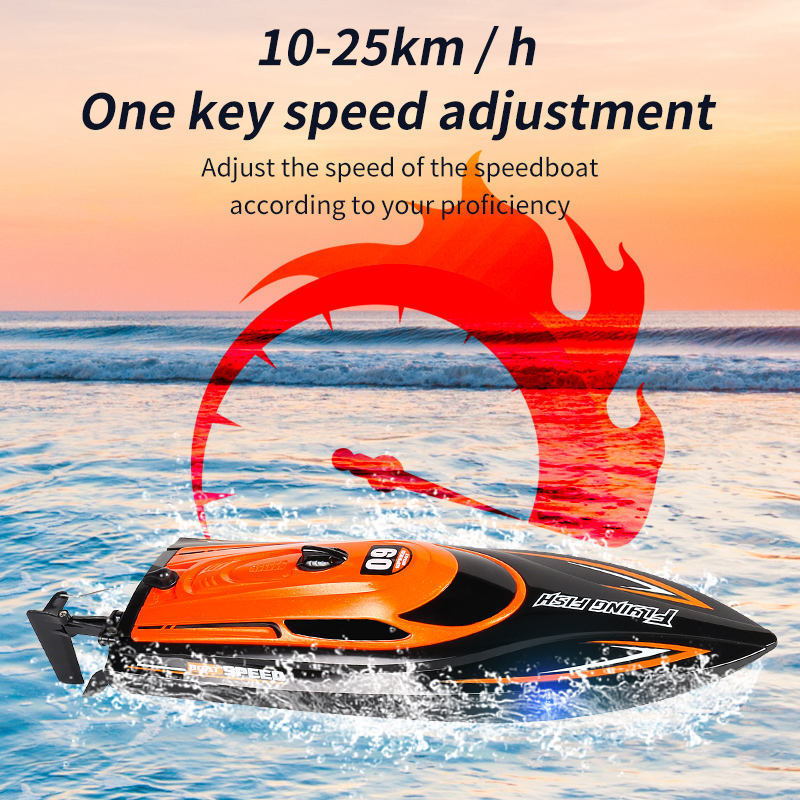 High Quality Electric Rc Racing Boats Toy 20KM/H Remote Control High Speed Boat 2.4G Radio Control Speedboat Toys