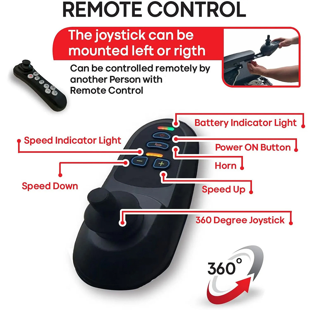 Hot Portable Foldable Electric Wheelchair Reclining Automatic Wheel Chair For Disabled