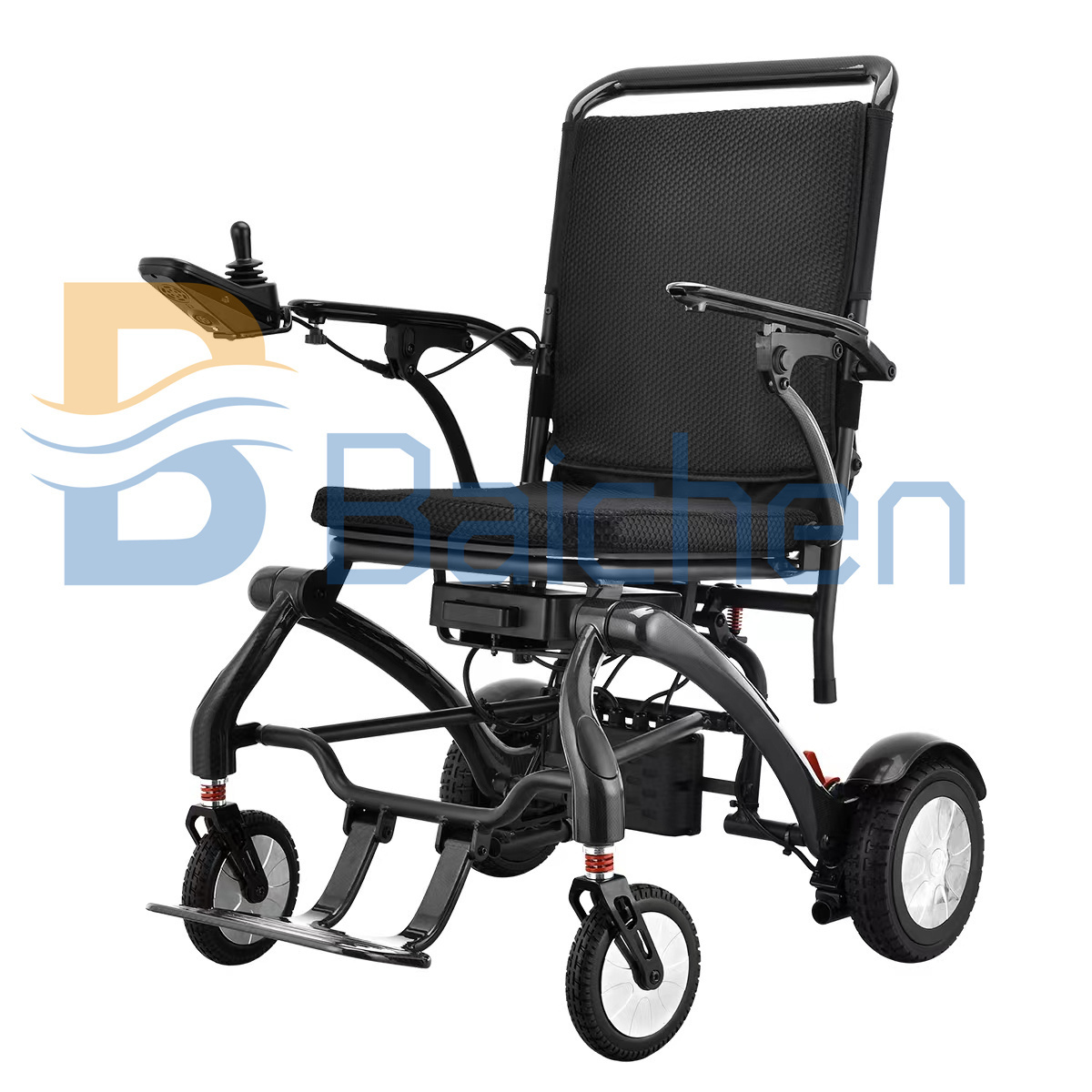 Customized Carbon Fiber Electric Wheelchair Used Foldable Tires Wheels Chair For Elderly