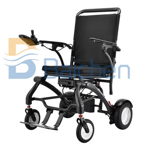 Customized Carbon Fiber Electric Wheelchair Used Foldable Tires Wheels Chair For Elderly