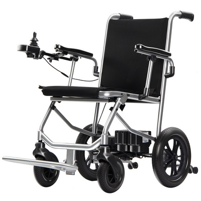 2024 Hot Sale Lightweight Wheelchair Folding Power Wheelchair Economical Aluminum Alloy Electric Wheelchair